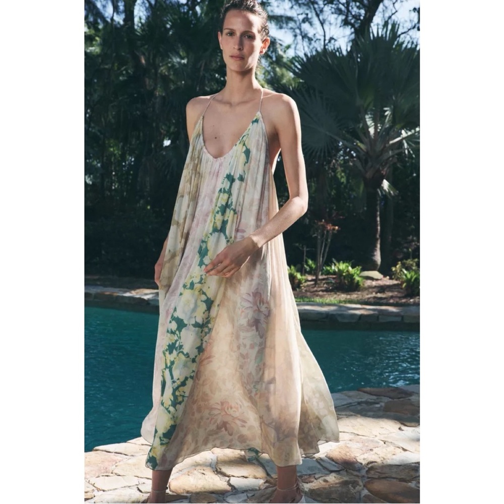 NWT Zara Collection Patchwork Dress size S